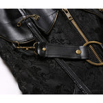 European Style Palace Punk belt Style Tight Halter Neck Corset Halloween Cosplay Costumes