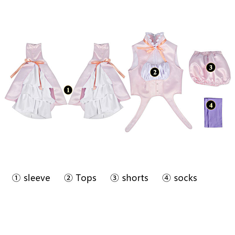 The Magical Girl and the Evil Lieutenant Used to Be Archenemies Byakuya Mimori Cosplay Costumes