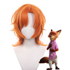 Disney Zootopia 2 Nick Wilde Ponytail Style Cosplay Wig