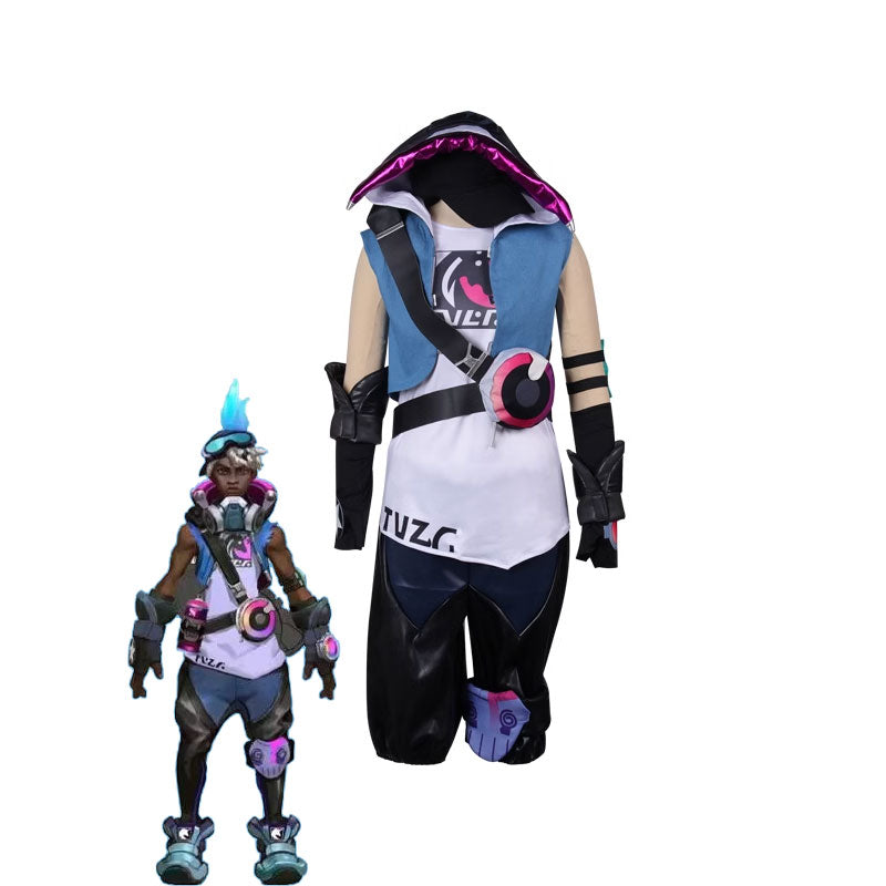 LOL Chromacrash Ekko Cosplay Costume