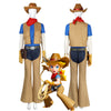 Princess Peach Showtime Cowgirl Peach Cosplay Costumes