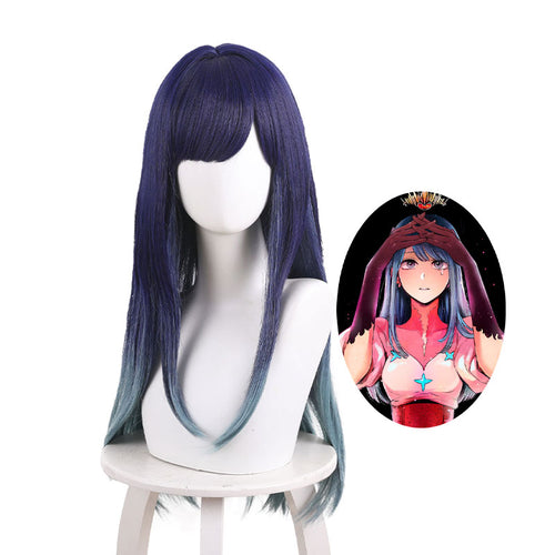 Anime Oshi no Ko Akane Kurokawa Long Cosplay Wig