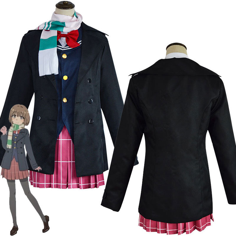 Rascal Does Not Dream of Bunny Girl Senpai Kaede Azusagawa JK Cosplay Costumes