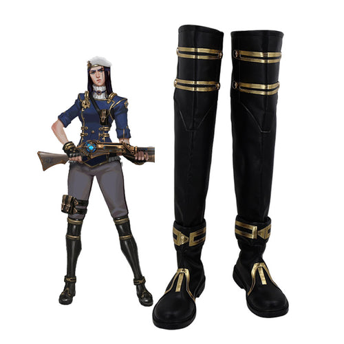 LOL Arcane Season 2 Caitlyn Cosplay Shoes