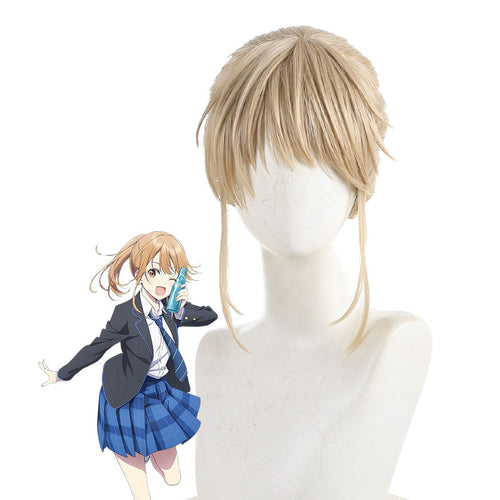 Chitose Is in the Ramune Bottle Haru Aomi Cosplay Wigs