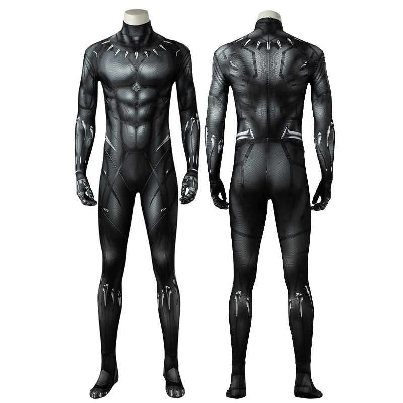 Black Panther T'Challa Jumpsuit Cosplay Costumes