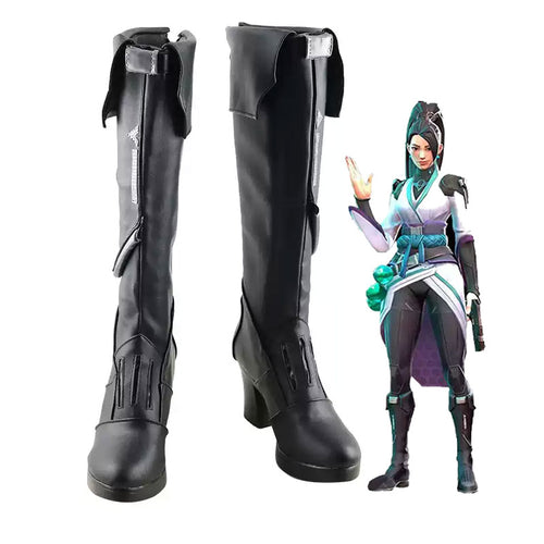 Valorant Sage Cosplay Shoes