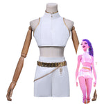KPop Demon Hunters Rumi White Stage Outfit Cosplay Costume