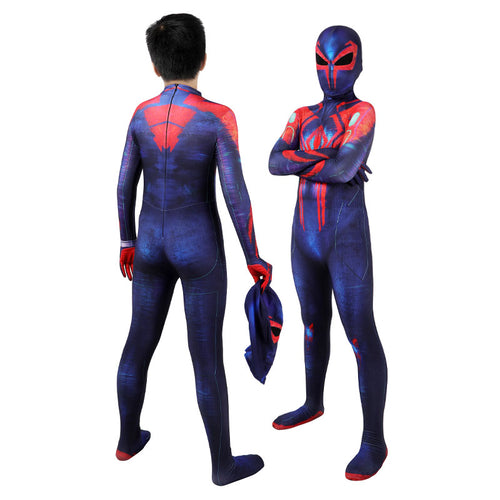 Spider-Man: Across The Spider-Verse Spider-Man 2099 Miguel O'Hara Children Jumpsuit Cosplay Costumes