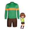 Game Undertale The First Human Chara Cosplay Costume