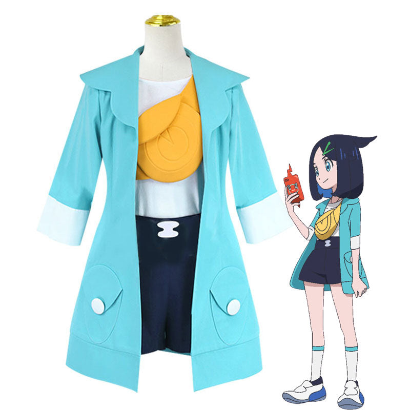 Pokemon Horizons: The Series Liko Cosplay Costumes