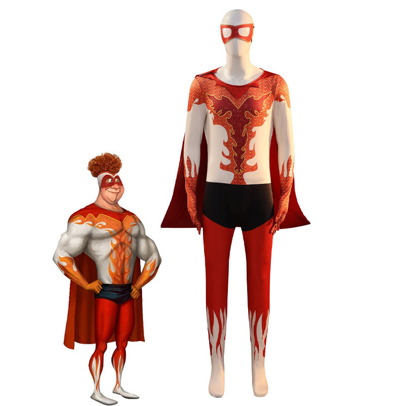Megamind Hal Stewart Tighten Jumpsuit Cosplay Costumes