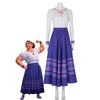 Encanto Luisa Madrigal Dress Cosplay Costumes