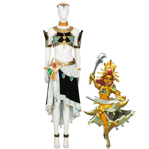 The Legend of Zelda: Tears of the Kingdom Riju Cosplay Costumes With Props