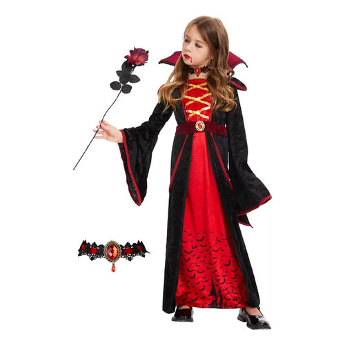 European Halloween Party Vampire Witch Children's Dress Cosplay Costumes