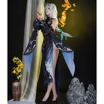 Game Genshin Impact Frostflower Dew Shenhe Cosplay Costumes