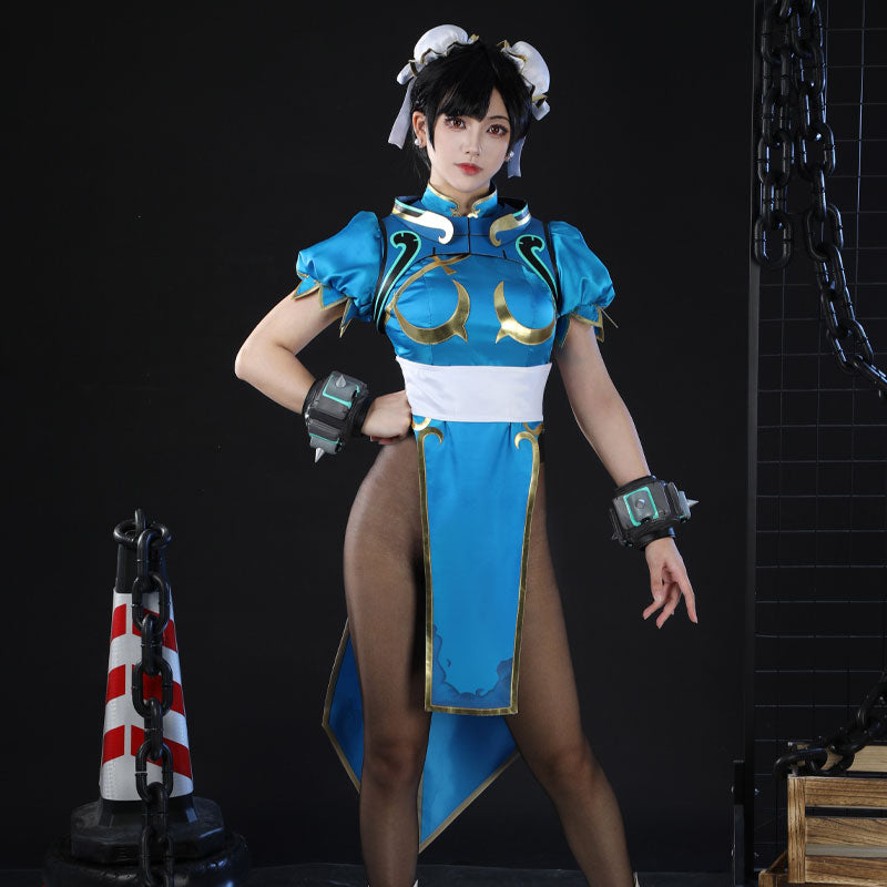 Overwatch 2 x SF6 Chun-Li Juno Cosplay Costumes