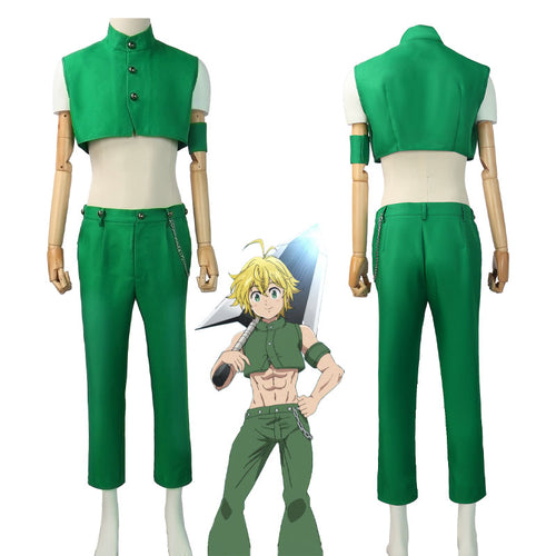 Anime The Seven Deadly Sins: Wrath of the Gods Meliodas Cosplay Costumes