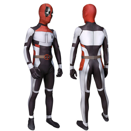 Deadpool Wade Wilson White Jumpsuit Cosplay Costumes