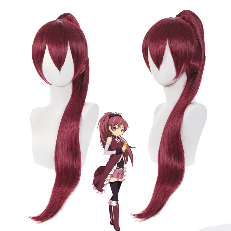 Puella Magi Madoka Magica Kyouko Sakura Long Cosplay Wig