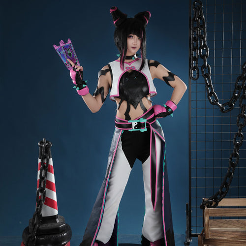 Overwatch 2 x SF6 Juri Kiriko Cosplay Costumes