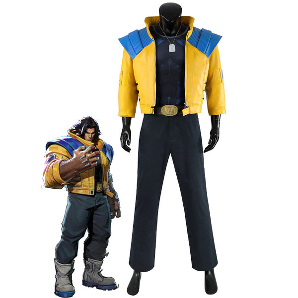 Wolverine Marvel Rivals Uniform | Milk Silk, Twill & PU Leather | Game ...