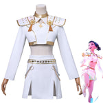 KPop Demon Hunters Zoey White Stage Outfit Cosplay Costume