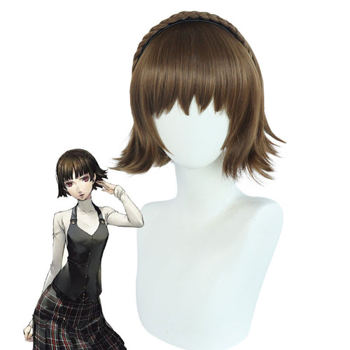 Persona 5 Makoto Niijima Cosplay Wigs