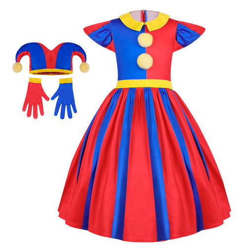 The Amazing Digital Circus Pomni Kids Cosplay Costumes