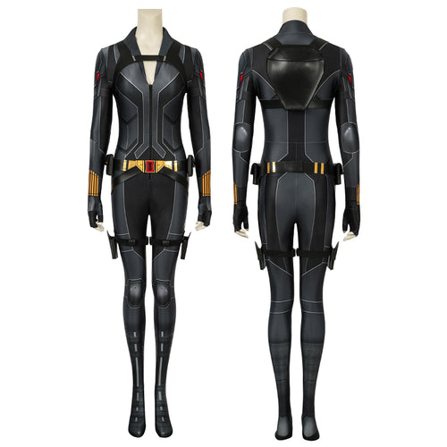 Black Widow Natasha Romanoff  Black suit Jumpsuit Cosplay Costumes
