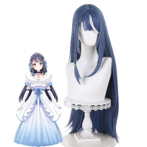 VTuber Nandaga Haishin Kiri Wasuretara Densetsu ni Natteta Kokorone Awayuki Cosplay Wigs