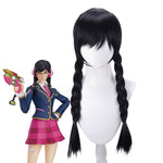 Overwatch DVa Hana Song Academy Skin Cosplay Wigs