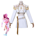 KPop Demon Hunters Mira White Stage Outfit Cosplay Costume