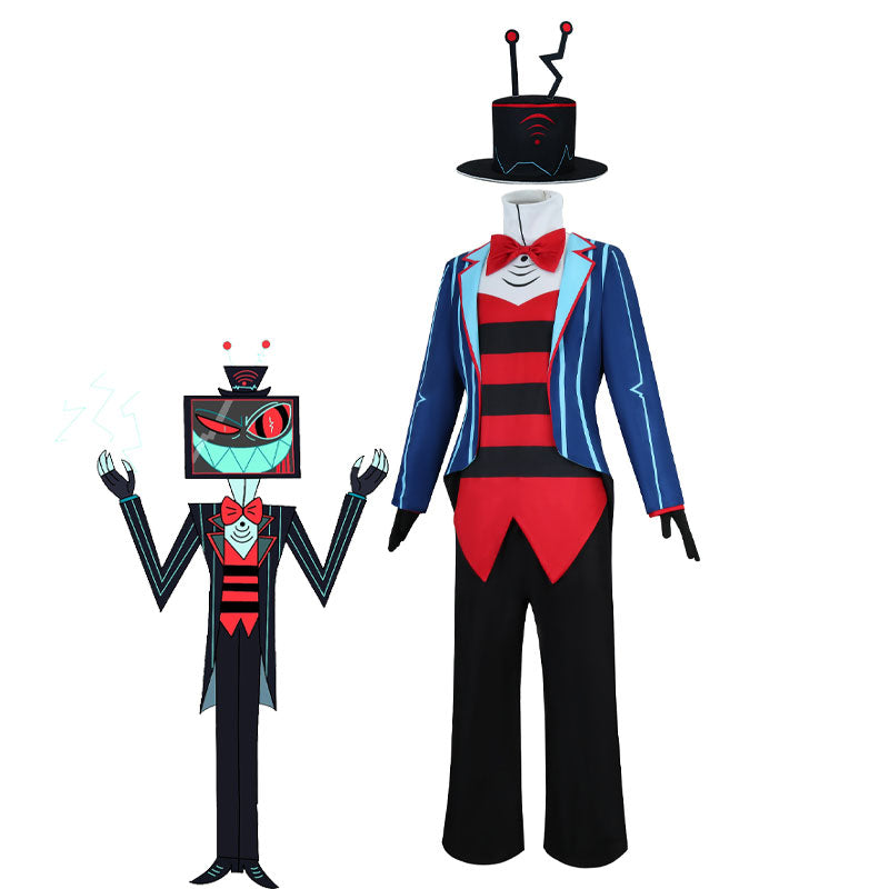 Anime Hazbin Hotel Vox Fullset Halloween Cosplay Costume