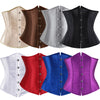 European Style Palace Sexy Abdomen Satin Waist Clip Waist Corset Halloween Cosplay Costumes