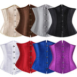 European Style Palace Sexy Abdomen Satin Waist Clip Waist Corset Halloween Cosplay Costumes