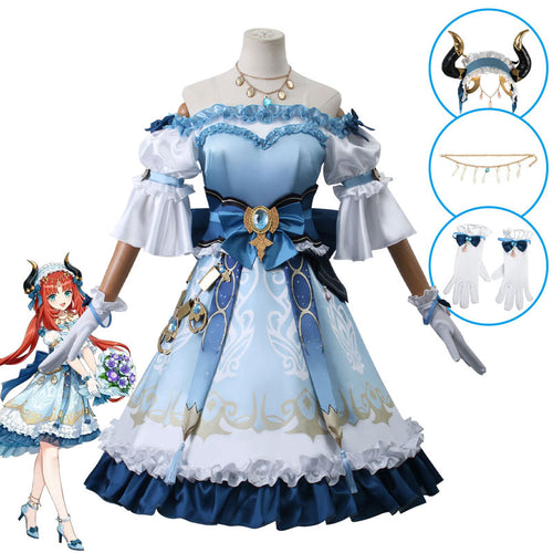 Genshin Impact Nilou Dress Cosplay Costumes