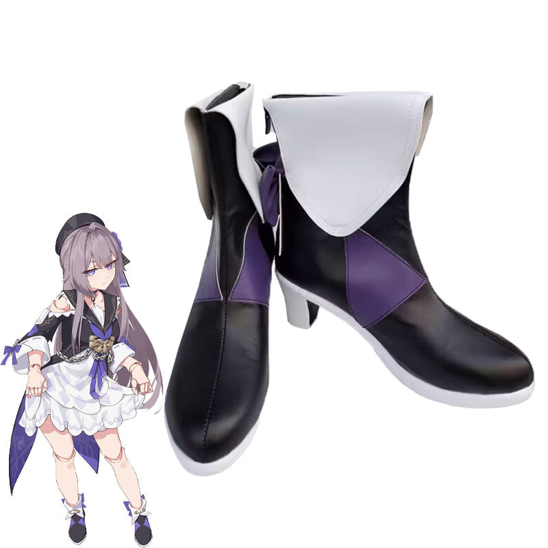 Game Honkai: Star Rail Herta Cosplay Shoes