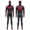 Spider-Man 2 PS5 Miles Morales Black Jumpsuit Cosplay Costumes