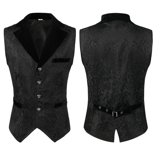 European Medieval Clothing Retro Gothic Long Dress Vest Halloween Cosplay Costumes