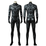 Captain America: Civil War Black Panther T'Challa Jumpsuit Cosplay Costumes