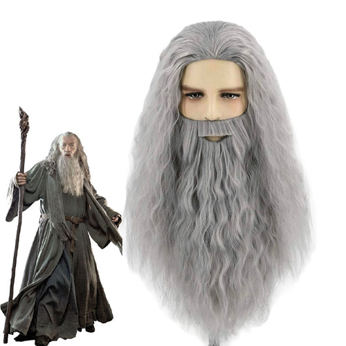 The Lord of the Rings: The Fellowship of the Ring Gandalf The Grey Cosplay Wigs