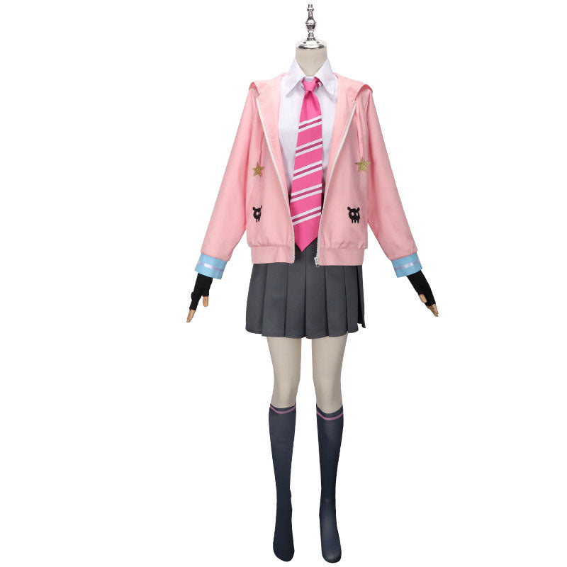 Anime Aotu World Pink Uniform Cosplay Costumes