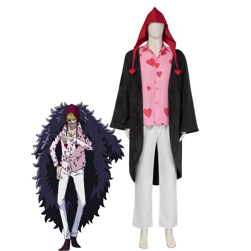 ONE PIECE Donquixote Rosinante Cosplay Costume