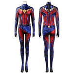 Avengers: Endgame Captain Marvel Carol Danvers Jumpsuit Cosplay Costumes