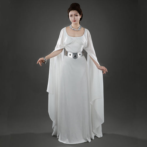 Star Wars: Episode IV A New Hope Princess Leia Organa White Cosplay Costumes
