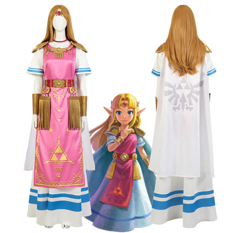 princess zelda dress TLOZ Breath of the Wild Cosplay Costume Takerlama this dress boasts a double handmade botw zelda royal ceremony