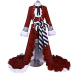 Black Butler Ciel Phantomhive Red Tea Cup Cosplay Costumes