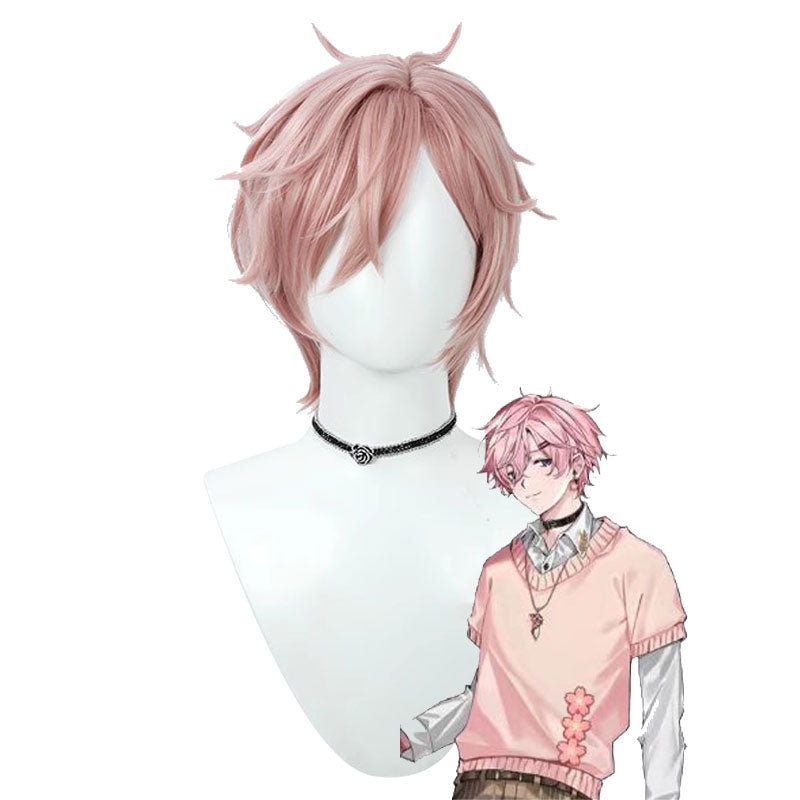 Hololive English Virtual YouTuber Shxtou Spring Pink Cosplay Wigs ...