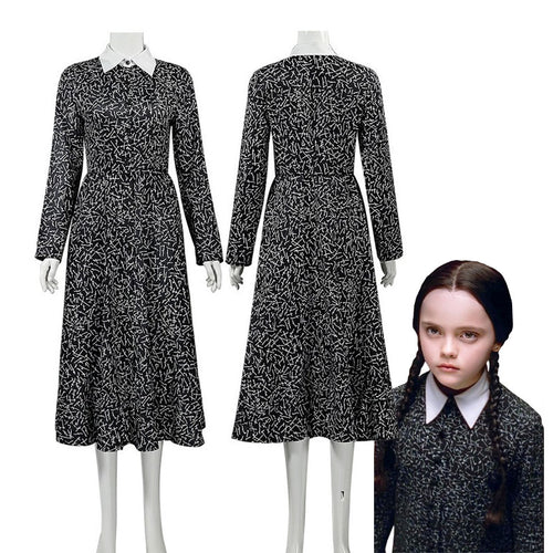 The Addams Family Wednesday Addams Christina Ricci Cosplay Costumes